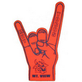 Hook'Em Horns Hand Sign Foam Hand Mitt (23")